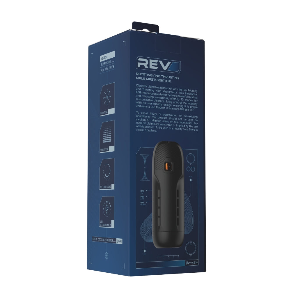 Rev rotating and thrusting male masturbator - male masturbators peaches and screams