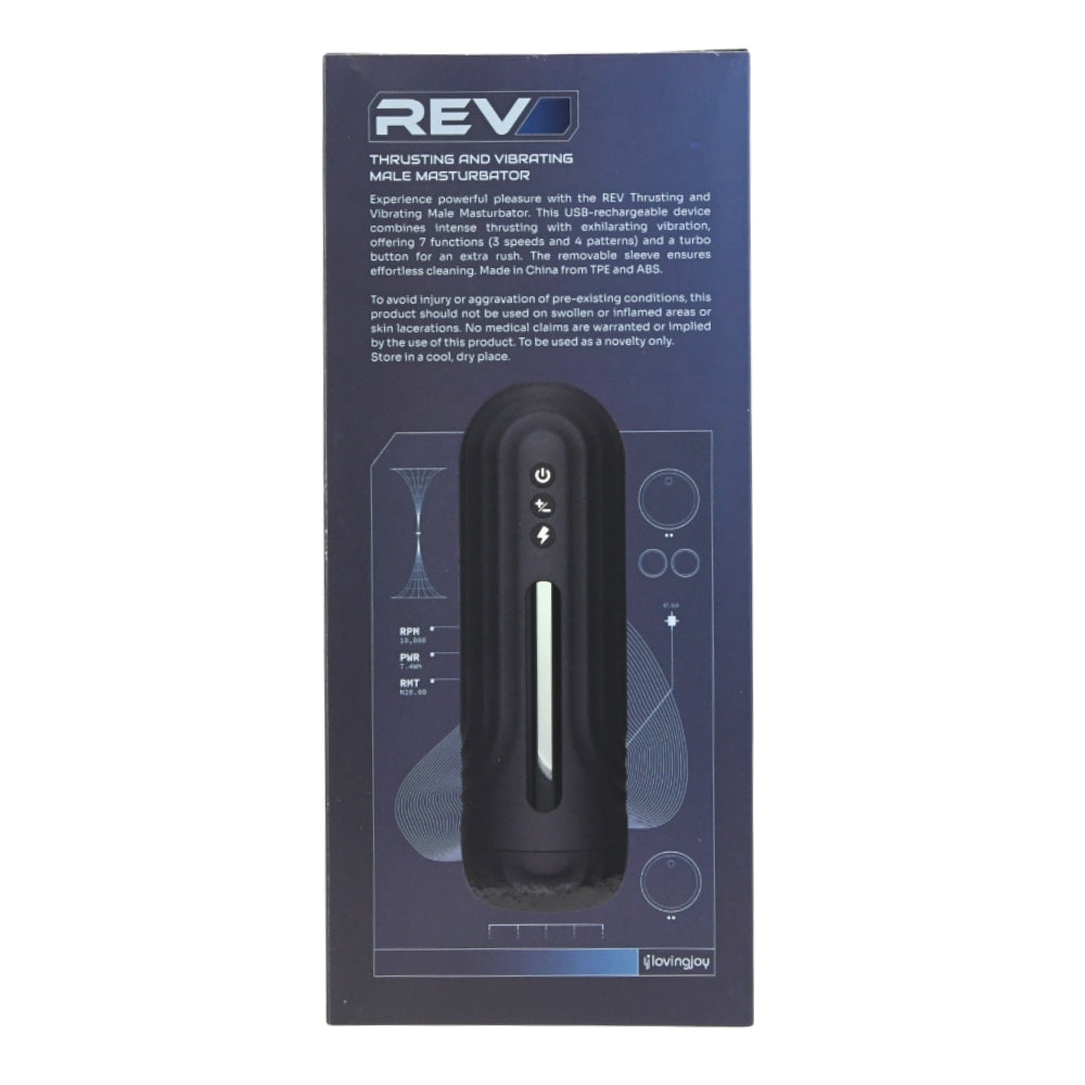 Rev thrusting and vibrating male masturbator - male masturbators peaches and screams