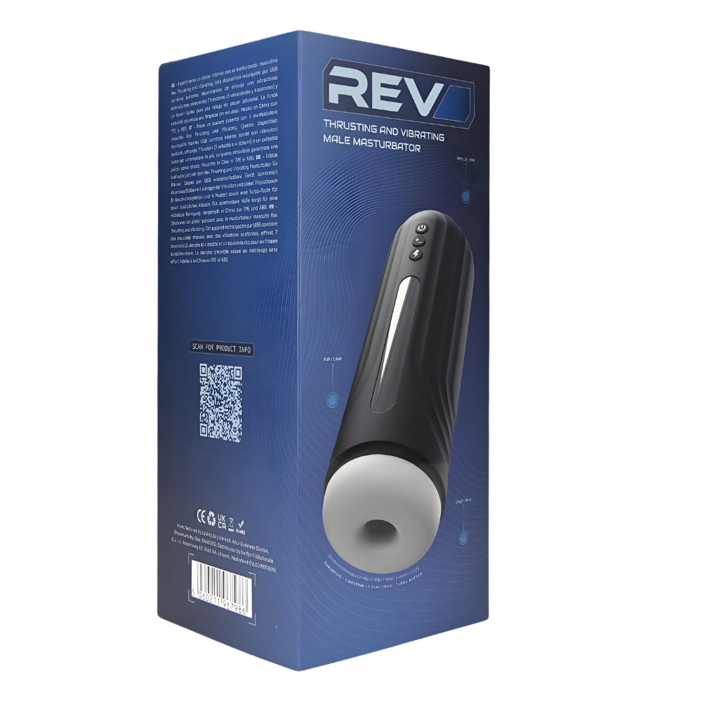 Rev thrusting and vibrating male masturbator - male masturbators peaches and screams