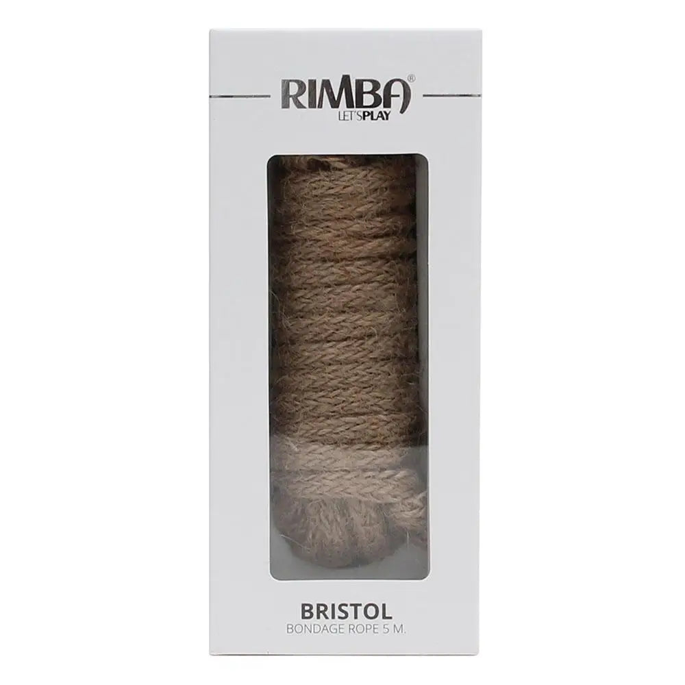 Rimba 5m natural brown bondage rope for bdsm couples - peaches and screams