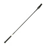 Rimba black leather 22.5 inch medium riding whip - peaches and screams