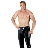 Rimba rubber secrets long black trousers for men - small - peaches and screams