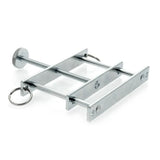 Rimba stainless steel silver penis and ball crusher - peaches and screams