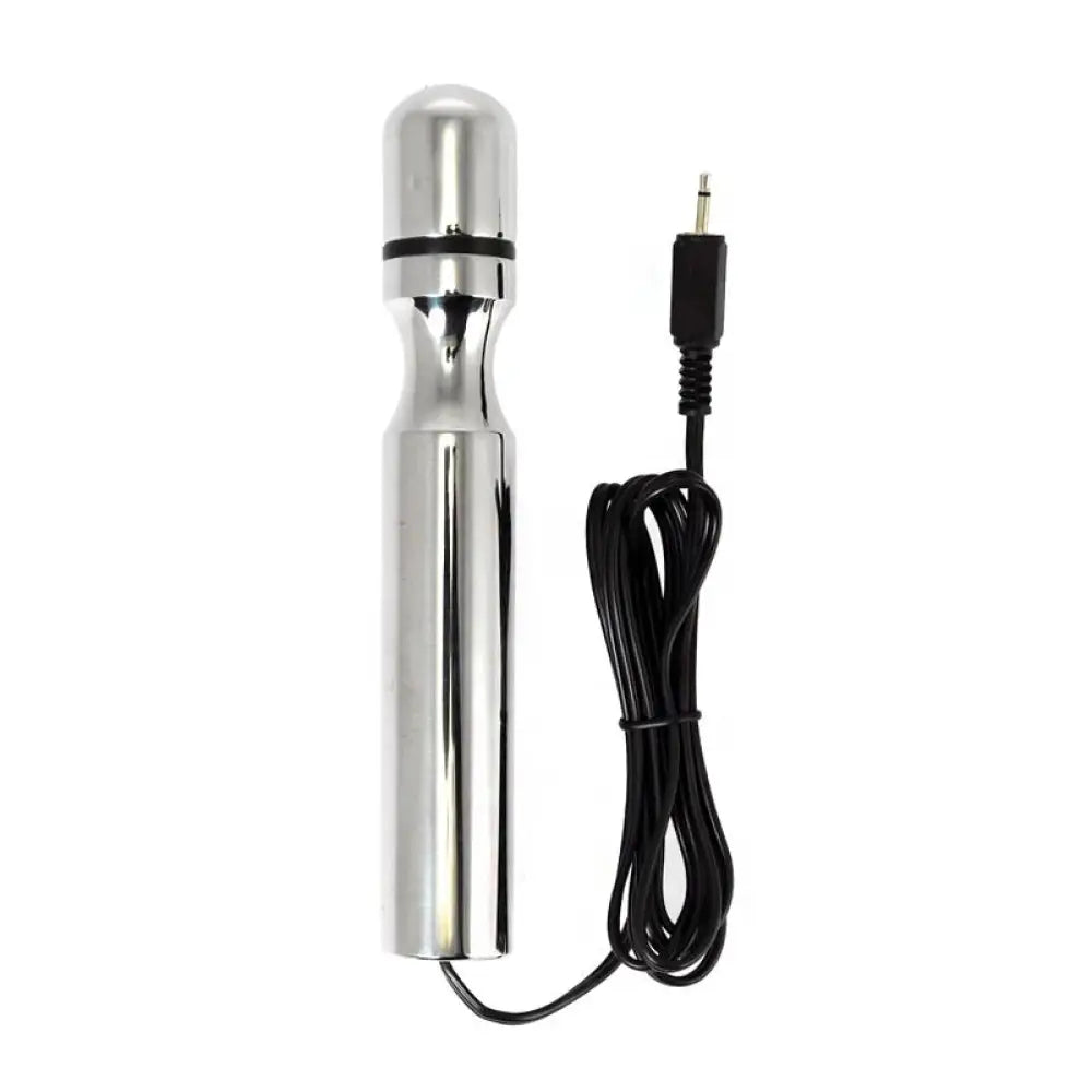 Rimba steel anal electro sex dildo 6 inch sensation toy - peaches and screams
