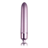 Rocks off purple waterproof mini bullet vibrator 10 function - peaches and screams