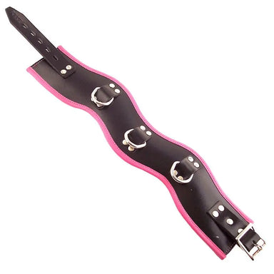 Rouge Garments Black And Pink Padded Posture Collar - Peaches and Screams