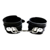 Rouge garments black rubber wrist cuffs with buckles - peaches and screams