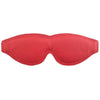 Rouge garments padded red bondage blindfold with buckle - peaches and screams