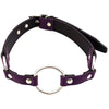 Rouge garments purple o ring gag with adjustable straps - peaches and screams