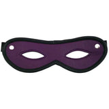 Rouge garments purple open eye leather bondage mask - peaches and screams