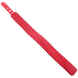 Rouge garments red leather adjustable collar with o ring - peaches and screams