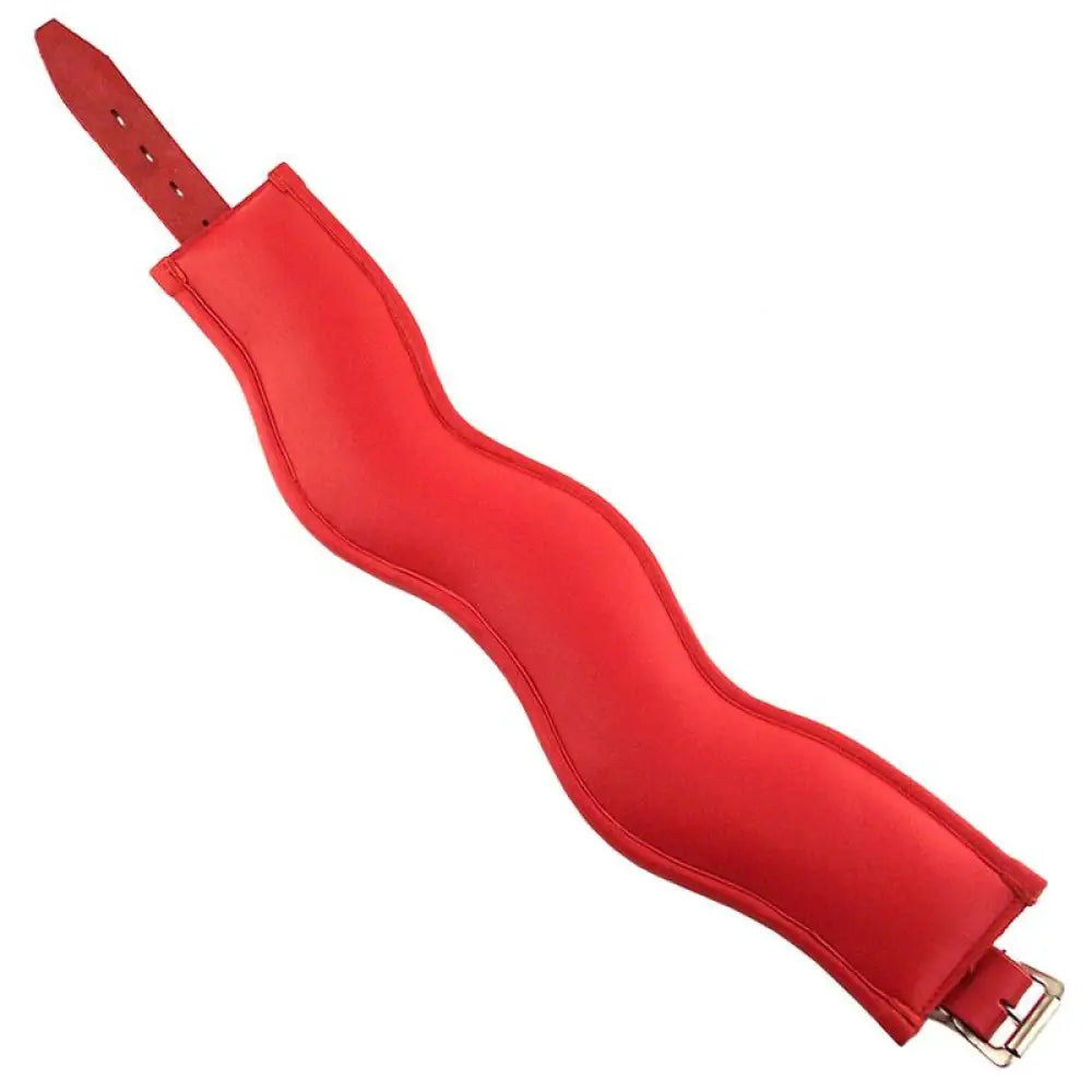 Rouge garments red padded posture collar with buckles - peaches and screams
