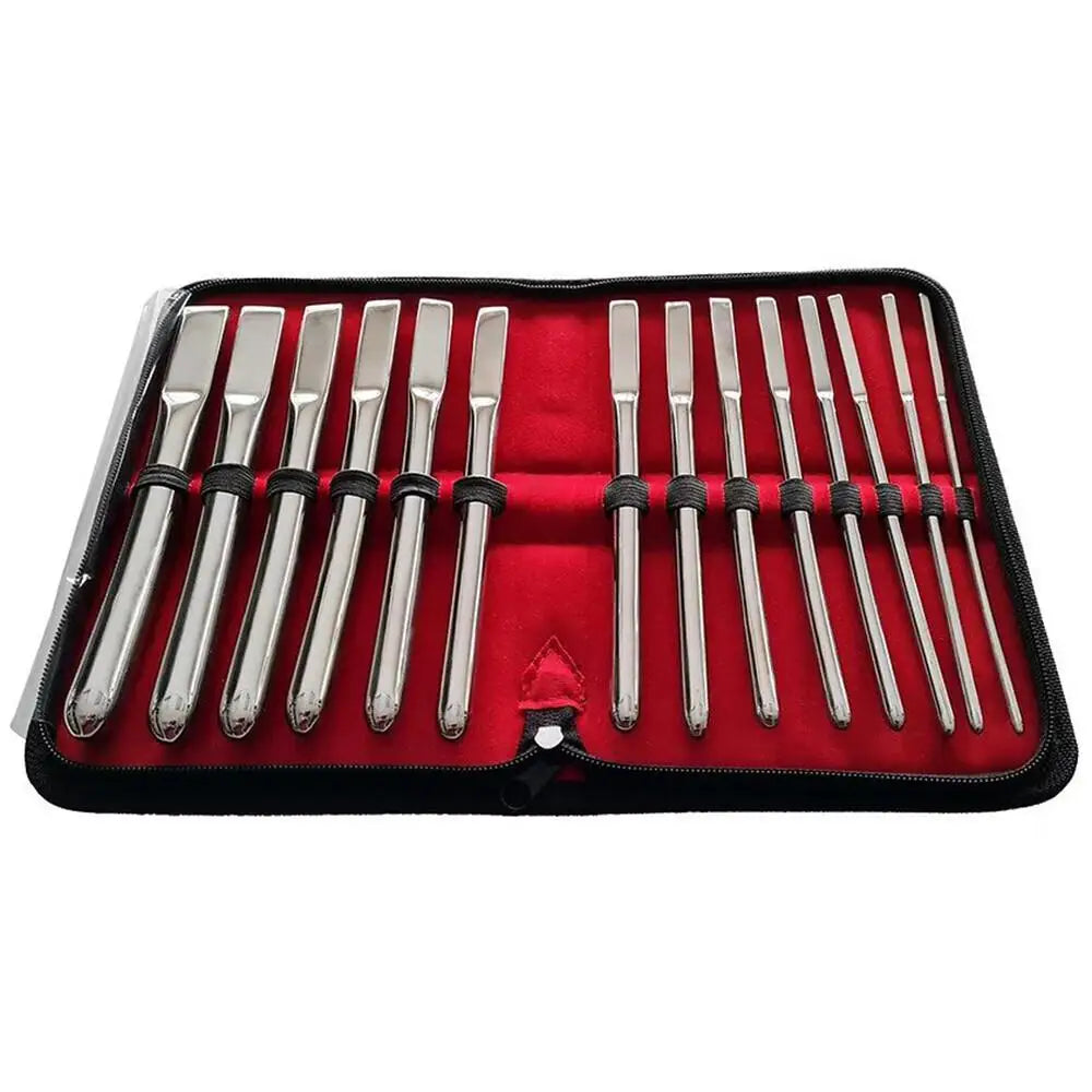 Rouge garments stainless steel 14 piece uterine dilator set - peaches and screams