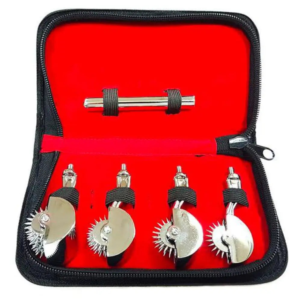 Rouge garments stainless steel 4 wheel wartenberg pinwheel - peaches and screams