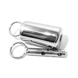 Rouge garments stainless steel bondage ice lock - peaches and screams