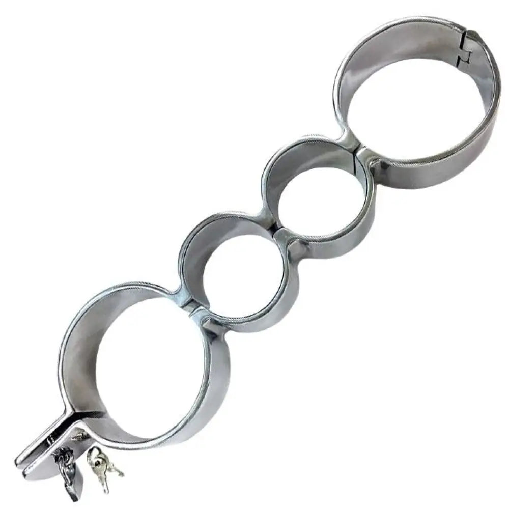 Rouge garments stainless steel heavy metal ankle binder - peaches and screams