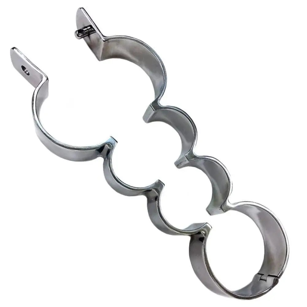 Rouge garments stainless steel heavy metal ankle binder - peaches and screams