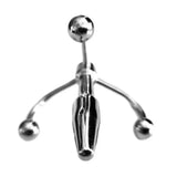 Rouge garments stainless steel silver penis plug 2 inch - peaches and screams