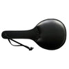 Rouge leather padded ping pong paddle for impact play - peaches and screams