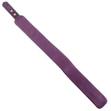 Rouge purple leather adjustable collar with o-ring and buckles - peaches and screams