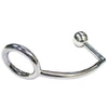 Rouge stainless steel cock ring with anal probe - peaches and screams