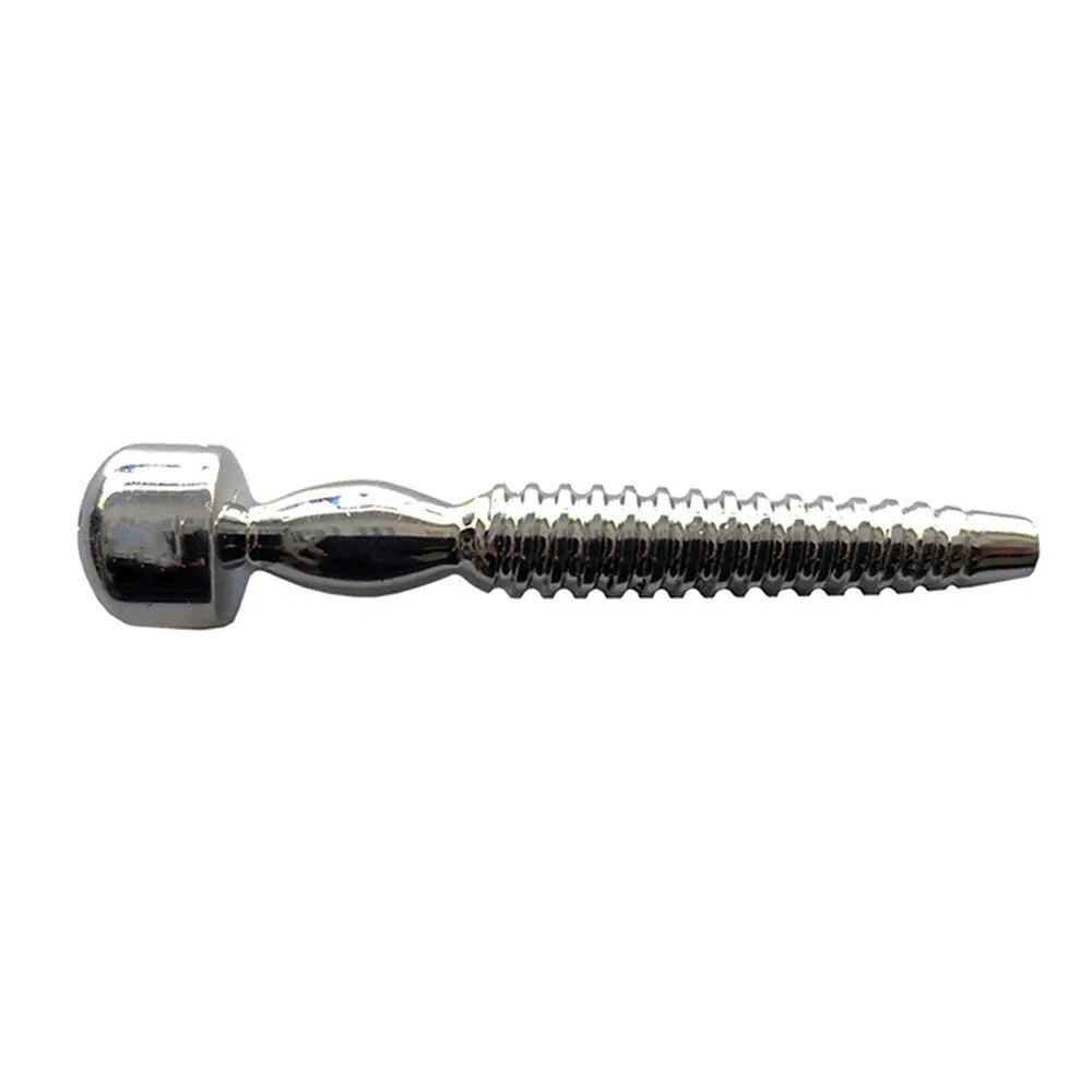 Rouge stainless steel shower penis plug 5mm hollow sound - peaches and screams
