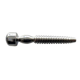 Rouge stainless steel shower penis plug 5mm hollow sound - peaches and screams
