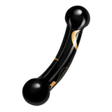 Secret kisses 5.5 inch double ended glass dildo - peaches and screams