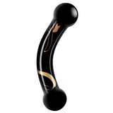 Secret kisses 5.5 inch double ended glass dildo - peaches and screams