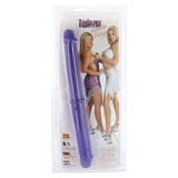 Seven creations 12 inch soft jelly purple double dildo - peaches and screams