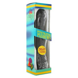Seven creations black multi speed 8.5 inch jelly vibrator - peaches and screams