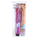 Seven creations purple double penetrating vibrator 10 inch - peaches and screams