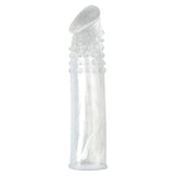 Seven creations stretchy rubber clear penis extender - peaches and screams