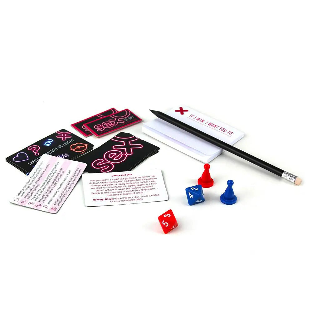 Sex marks the spot game of chance romance and indulgence - peaches and screams