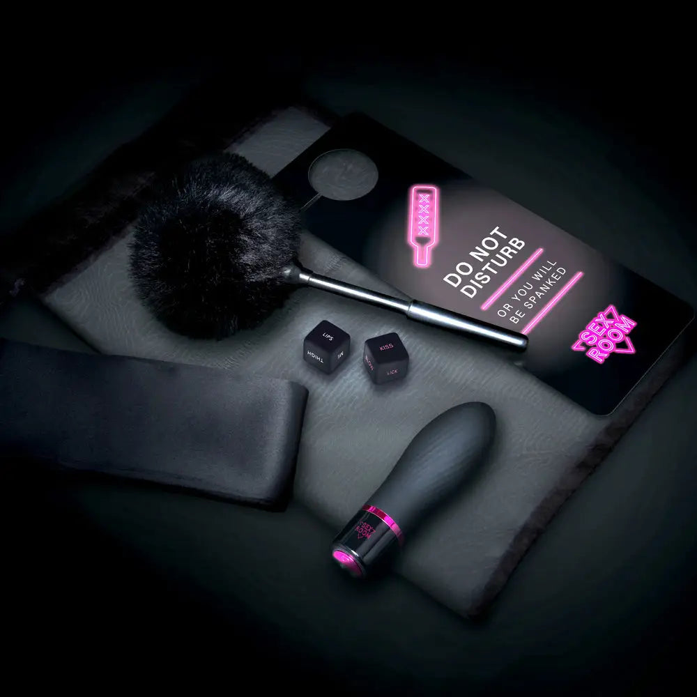 Sex room vibe kit for couples sensory play and restraint - peaches and screams