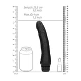Shots black multi speed realistic g spot vibrator 9 inch - peaches and screams