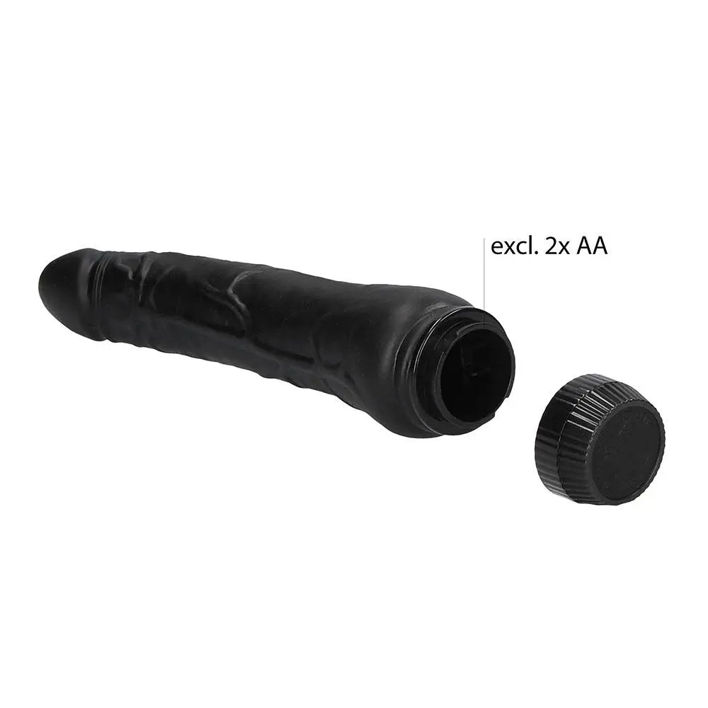 Shots black multi speed realistic g spot vibrator 9 inch - peaches and screams