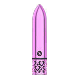Shots pink rechargeable bullet vibrator with royal gems - peaches and screams