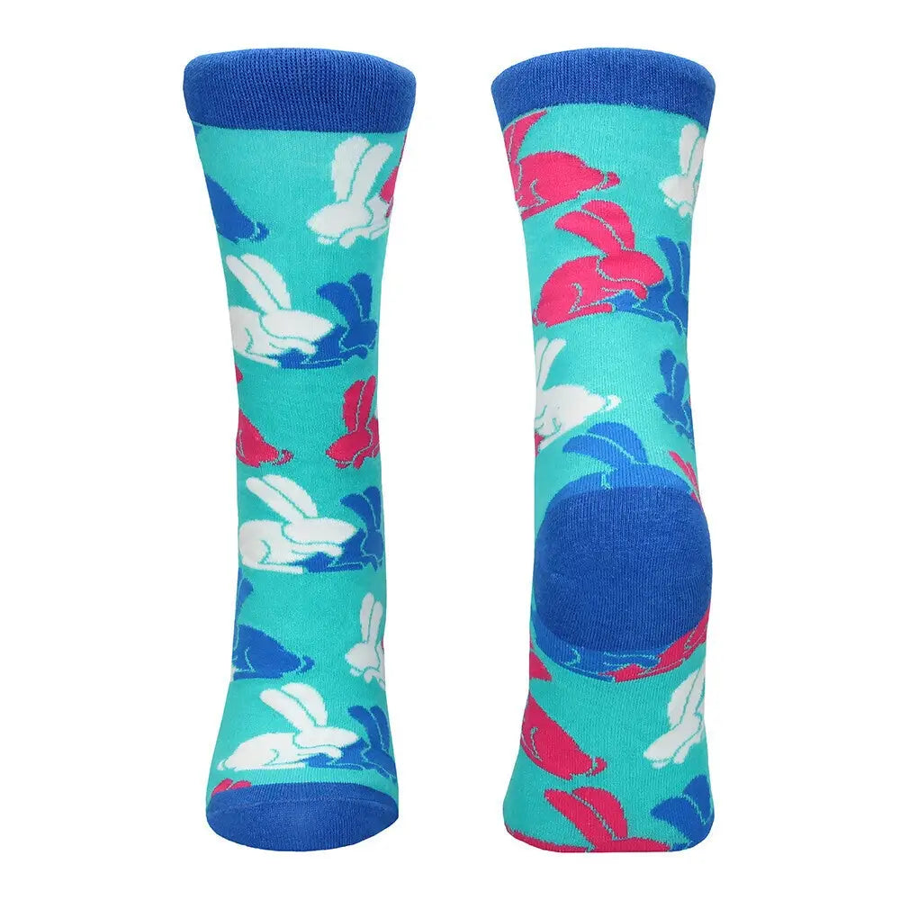 Shots sexy blue bunny socks uk size 36 to 41 - peaches and screams