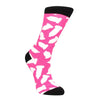 Shots sexy pink socks safety first uk size 42 to 46 - peaches and screams