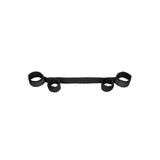 Shots toys black spreader bar with hand and ankle cuffs - peaches and screams