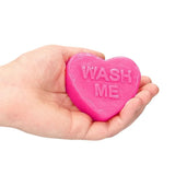 Shots toys rose scented heart soap bar in pink - peaches and screams