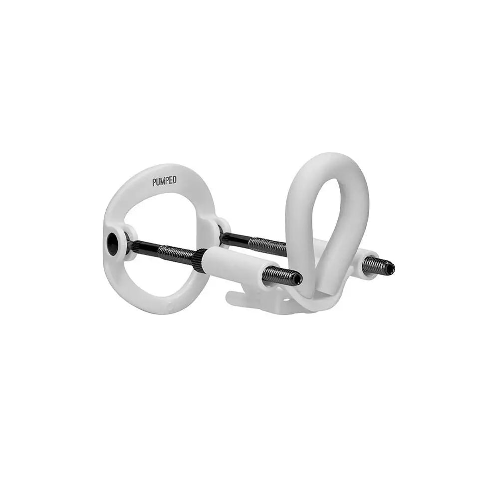 Shots toys white pumped penis extender for girth and length - peaches and screams