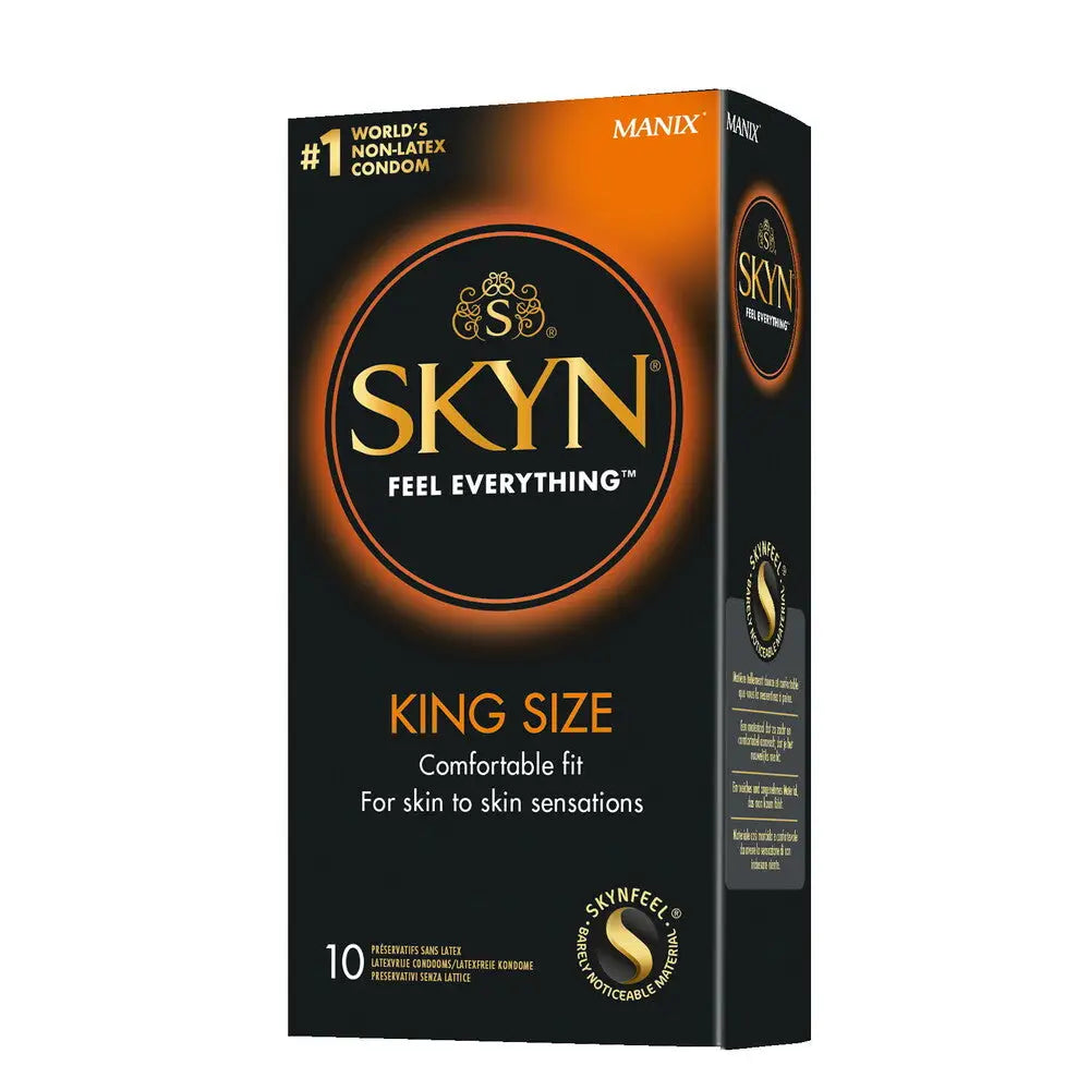 Skyn latex free extra large condoms 10 pack - peaches and screams