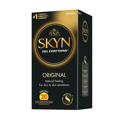 Skyn Latex Free Natural And Regular Condoms 20 Pack - Peaches and Screams