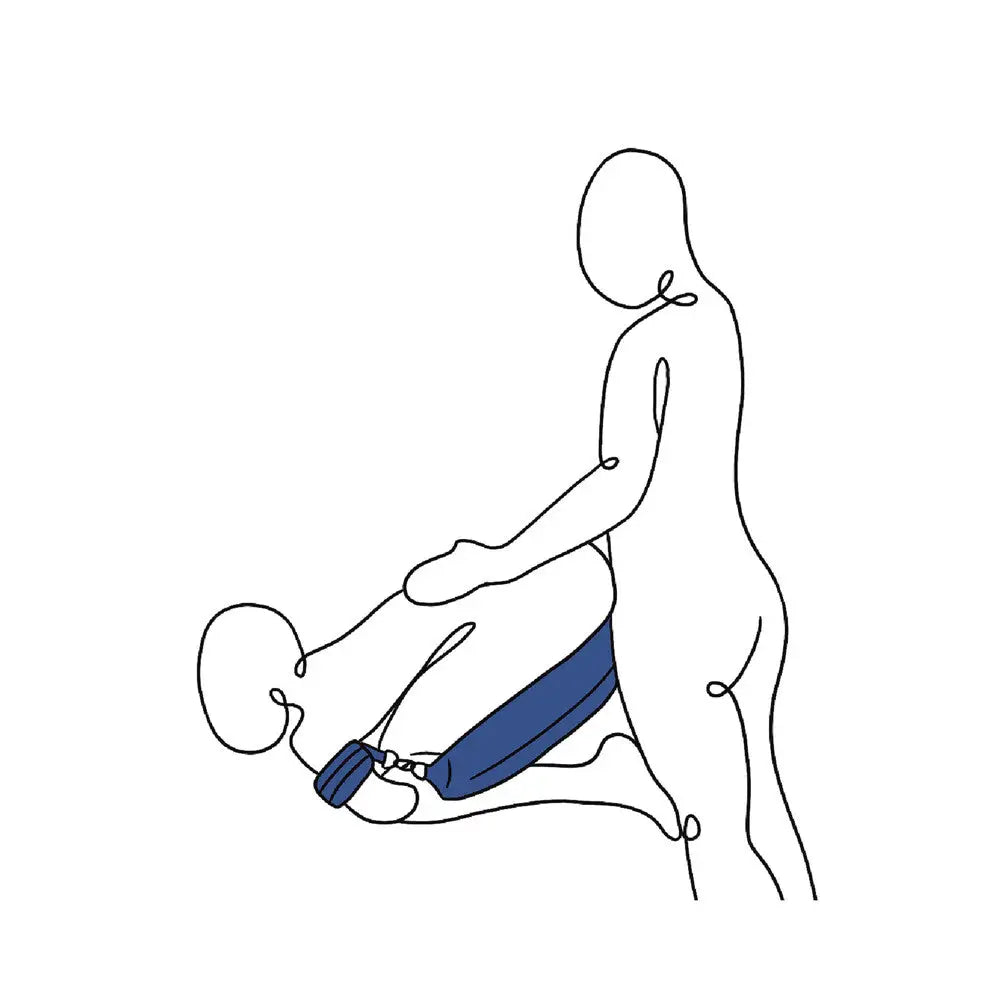 Sportsheets pivot positioning bar for comfortable intimacy - peaches and screams