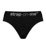 Strap on me black heroine xlarge harness lingerie - peaches and screams