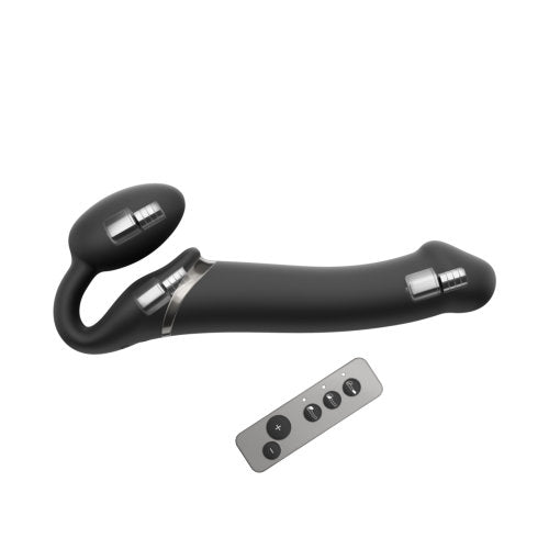 Strap-on-me vibrating strapless strap-on large black - strap ons peaches and screams