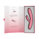 Svakom avery thrusting vibrator with clitoral stimulator pink - rabbit vibrators peaches and screams