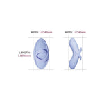 Svakom echo 2 flexible finger vibrator blue - clitoral vibrators peaches and screams